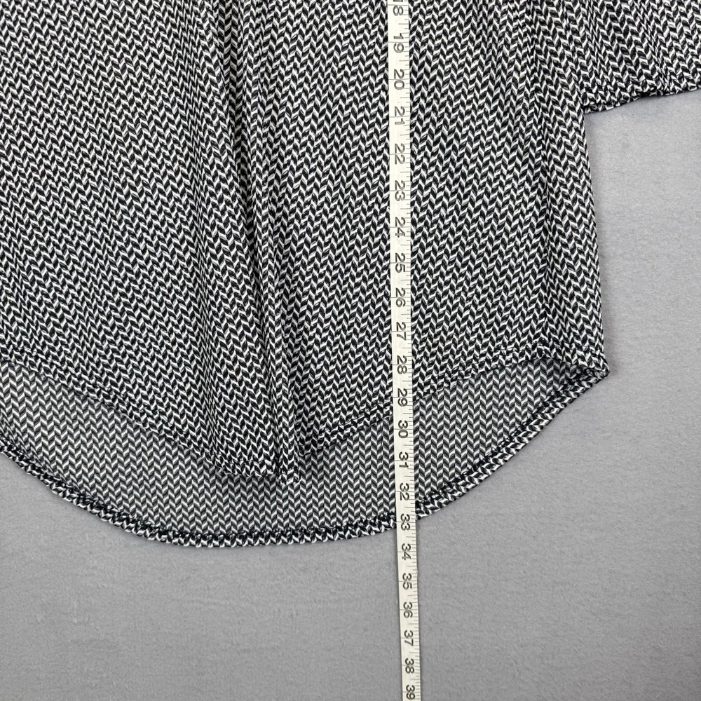 Chevron Sheer Mesh Swim Cover Up Tunic V-Neck S Jordan Taylor MOD Boho Beachside - Picture 5 of 7